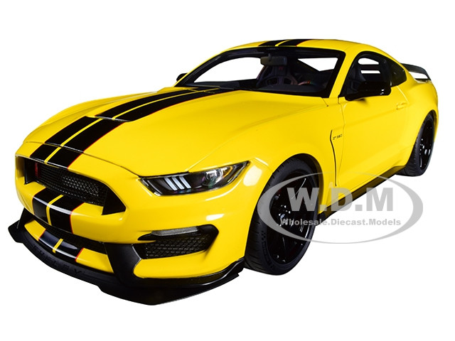 2016 Mustang Gt350r Triple Yellowblack Wred Racing Stripe