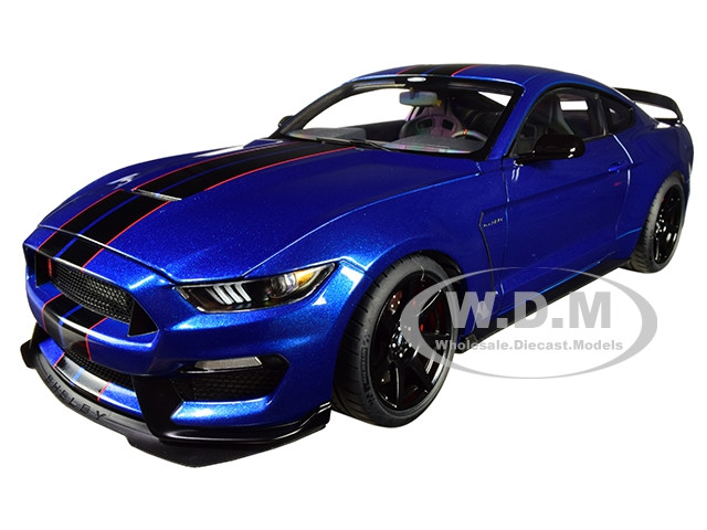 Lightning Blue Mustang >> Ford Mustang Shelby Gt 350r Lightning Blue With Black Stripes 1 18 Model Car By Autoart Lightning Blue Mustang >> Ford Mustang Shelby Gt 350r Lightning Blue With Black Stripes 1 18 Model Car By Autoart