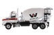 Western Star 4700 SB Concrete Mixer Truck White 1/50 Diecast Model Diecast Masters 71035