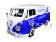 Volkswagen Type 2 T1 Delivery Van Autohaus Sudekum Kundendienst Candy Blue White 1/24 Diecast Model Car Motormax 79573