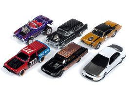 Street Freaks 2019 Release 2 Set A 6 Cars Limited Edition 3000 pieces Worldwide 1/64 Diecast Models Johnny Lightning JLSF013 A
