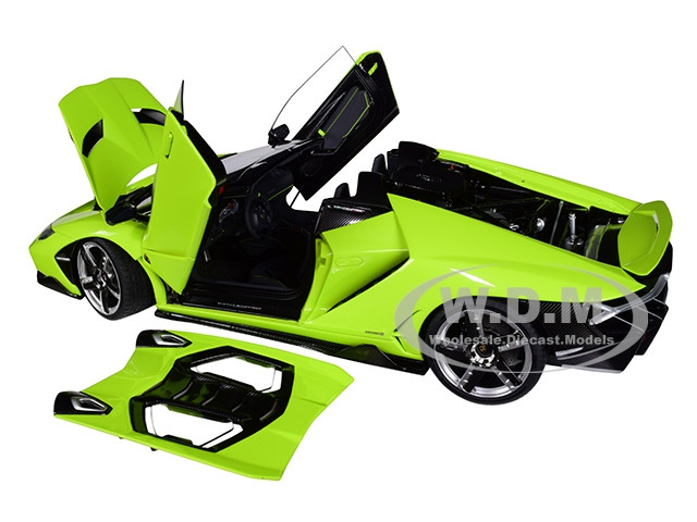Lamborghini Centenario Roadster Verde Scandal Solid Light Green 1 18 Model Car Autoart