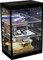 Display Showcase Desk Top 2-Tier Two Adjustable Shelves LED Lights Black Textured Plastic 1/18 1/24 1/32 1/43 1/64 Scale Models 9927MBK