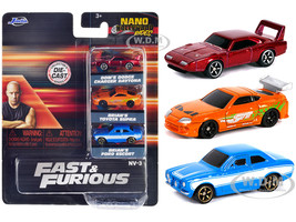 Fast & Furious 9 2021 Movie 3 piece Set Nano Hollywood Rides