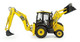 Komatsu WB93R-8 Backhoe Loader 1/50 Diecast Model Universal Hobbies UH8142