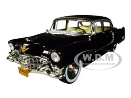 1955 Cadillac Fleetwood Series 60 Black The Godfather 1972 Movie 1/24 Diecast Model Car Greenlight 84091