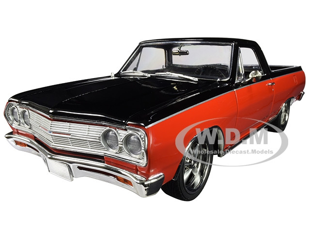 1965 Chevrolet El Camino Custom Not Your Mother's El Camino Red and Black Limited Edition 594 pieces Worldwide 1/18 Diecast Model Car ACME A1805410