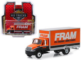 International Durastar Box Van FRAM Oil Filters HD Trucks Series 16 1/64 Diecast Model Greenlight 33160 B