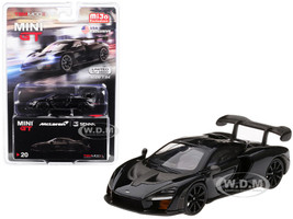 McLaren Senna Onyx Black Limited Edition 3600 pieces Worldwide 1/64 Diecast Model Car True Scale Miniatures MGT00020