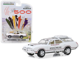 1970 Oldsmobile Vista Cruiser White 54th Annual Indianapolis 500 Mile Race Oldsmobile Official Pace Car Hobby Exclusive 1/64 Diecast Model Car Greenlight 30049