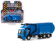 2019 Mack LR Refuse Recycle Garbage Truck Blue SD Trucks Series 7 1/64 Diecast Model Greenlight 45070 C
