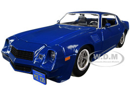 Billy's Chevrolet Camaro Z28 Dark Blue Collectible Coin Stranger Things 2016 TV Series 1/24 Diecast Model Car Jada 31110