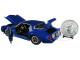 Billy's Chevrolet Camaro Z28 Dark Blue Collectible Coin Stranger Things 2016 TV Series 1/24 Diecast Model Car Jada 31110