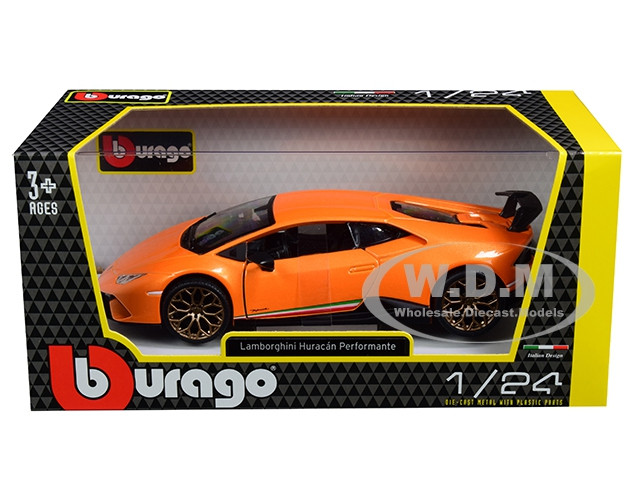 Bburago 1:24 Lamborghini Huracan Performante Diecast Metal Model Car Toy New 