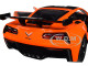 2019 Chevrolet Corvette ZR1 Orange Black Accents 1/24 Diecast Model Car Motormax 79356