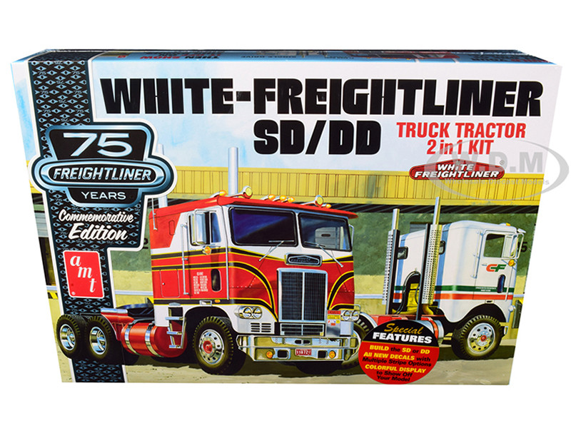 AMT White Freightliner Tractor 1:25 Scale Decals