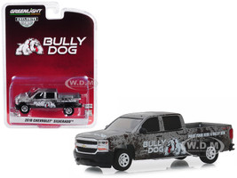 2018 Chevrolet Silverado 4x4 Pickup Truck Bully Dog Make Your Ride a Bully Dog Hobby Exclusive 1/64 Diecast Model Car Greenlight 30084