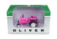 White Oliver 1955 Wide Front Tractor Pink 1/64 Diecast Model SpecCast SCT713