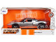 2005 Ford GT Silver Orange Stripe Bigtime Muscle 1/24 Diecast Model Car Jada 31324