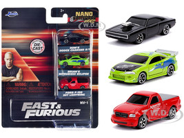 Fast & Furious 9 2021 Movie 3 piece Set Nano Hollywood Rides