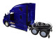 Freightliner Cascadia Truck Blue Transporter 1/32 Diecast Model Welly 32695