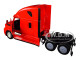 Freightliner Cascadia Truck Red Transporter 1/32 Diecast Model Welly 32695
