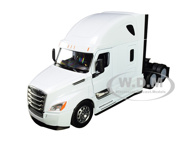Freightliner Cascadia Truck White Transporter 1/32 Diecast Model Welly 32695