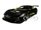 Aston Martin Vulcan Matt Black Lime Green Stripes 1/18 Model Car Autoart 70262