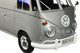 Volkswagen Type 2 T1 Delivery Van Metallic Gray 1/24 Diecast Model Motormax 79342