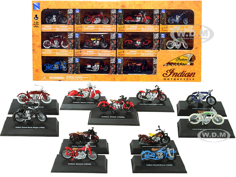 Details about   Indian Motorcycle Lot of 4  Die cast Plastic by New-ray 