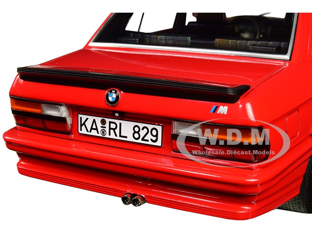 1986 BMW M535i RED 1/18 DIECAST MODEL CAR BY NOREV 183262