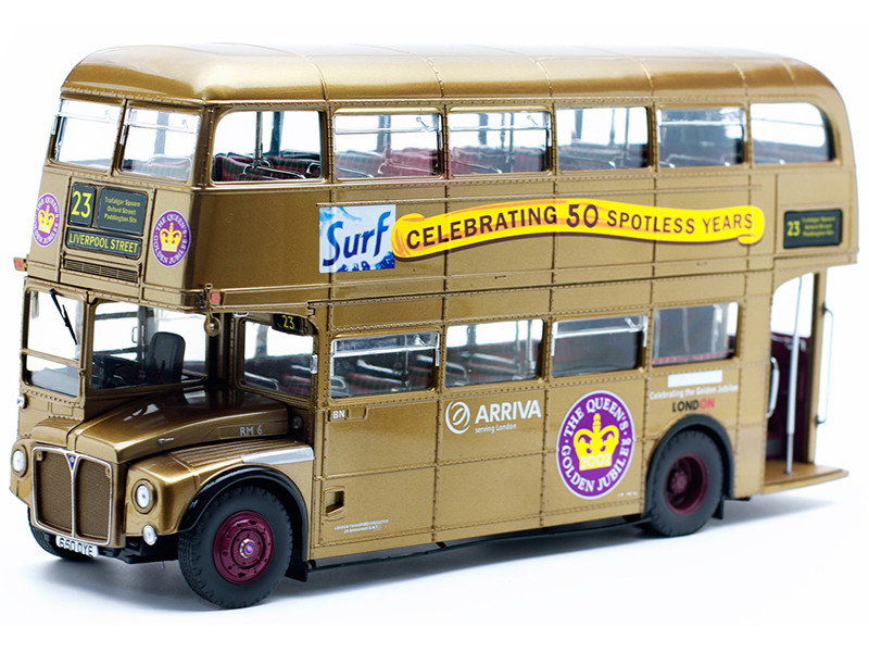 diecast double decker bus
