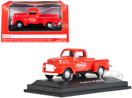 1948 Ford F1 Pickup Truck Coca Cola Red 1/72 Diecast Model Car Motorcity Classics 472001