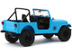1977 Jeep CJ-7 Dharma Blue Lost 2004 2010 TV Series 1/18 Diecast Model Car Greenlight 19064