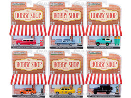 The Hobby Shop Series 7 Set of 6 pieces 1/64 Diecast Model Cars Greenlight 97070