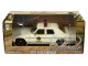 1975 Dodge Monaco Cream Hazzard County Sheriff 1/24 Diecast Model Car Greenlight 84094