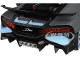Bugatti Divo Matt Gray Blue Accents 1/18 Diecast Model Car Bburago 11045