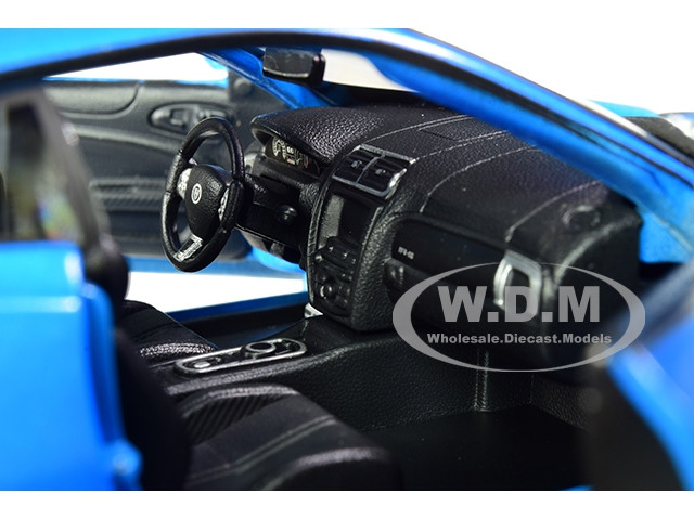 JAGUAR XKR-S METALLIC BLUE 1//24 DIECAST MODEL CAR BY BBURAGO 21063