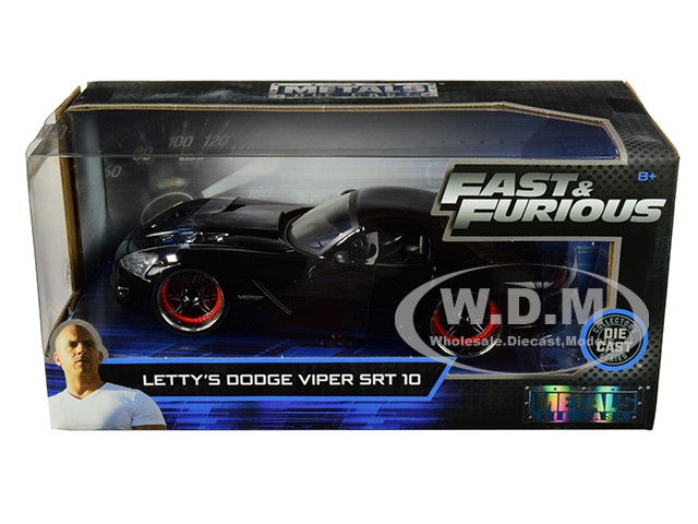 1:24ワイスピ  LETTY&#39;s DODGE VIPER SRT Jada Fast & Furious: Letty's Dodge Viper SRT 1/24 Scale | eBay