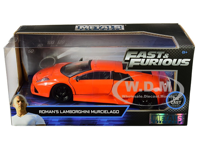 Jada JAD30765 Roman/'s Lamborghini Murcielago Neon Orange 1:24 scale