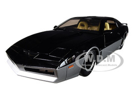 KARR Black Silver with Light Knight Rider 1982 TV Series Hollywood Rides Series 1/24 Diecast Model Car Jada 31115