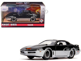 KARR Black and Silver Knight Rider 1982 TV Series Hollywood Rides Series 1/32 Diecast Model Car Jada 31116