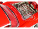 1957 Chevrolet Corvette Red Red Interior Bigtime Muscle 1/24 Diecast Model Car Jada 31451