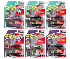 Johnny Lightning Collector's Tin 2019 Release 2 Set of 6 Cars Johnny Lightning 50th Anniversary Limited Edition 2168 pieces Worldwide 1/64 Diecast Models Johnny Lightning JLCT002