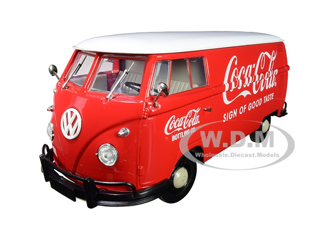 Coca-Cola 1963 VW Pickup w/ Metal Vending Machine New in Box 1:24 Scale 