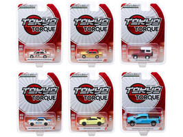 Tokyo Torque Series 7 Set of 6 pieces 1/64 Diecast Model Cars Greenlight 47050