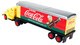 White WC22 Tractor Trailer Coca Cola Yellow Red 1/87 HO Scale Model Classic Metal Works 31187
