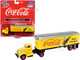 White WC22 Tractor Trailer Coca Cola Yellow 1/87 HO Scale Model Classic Metal Works 31188