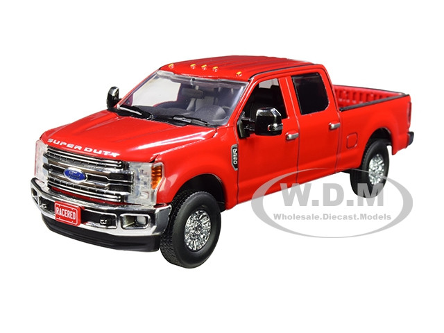 Ford F 250 Crew Cab Super Duty Pickup Truck Race Red 1 50 Diecast Model First Gear 50 3419