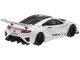 Acura NSX GT3 White New York Auto Show 2016 Limited Edition 3600 pieces Worldwide 1/64 Diecast Model Car True Scale Miniatures MGT00047